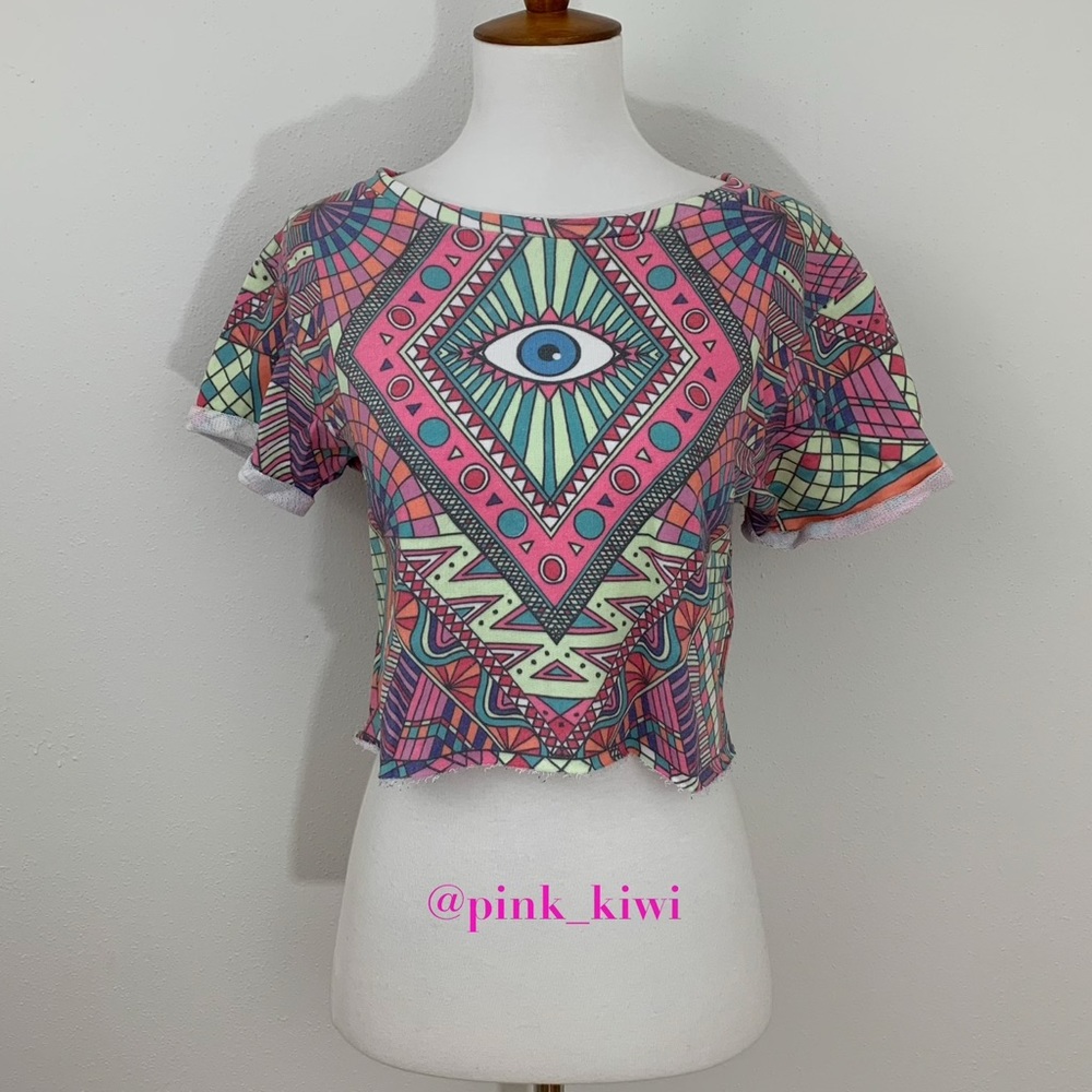 Wildfox Third Eye Venice Crop Top